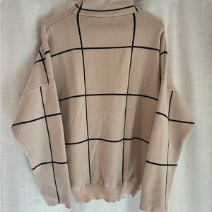 Cream Sweater with Black Accents (Davi & Dani)